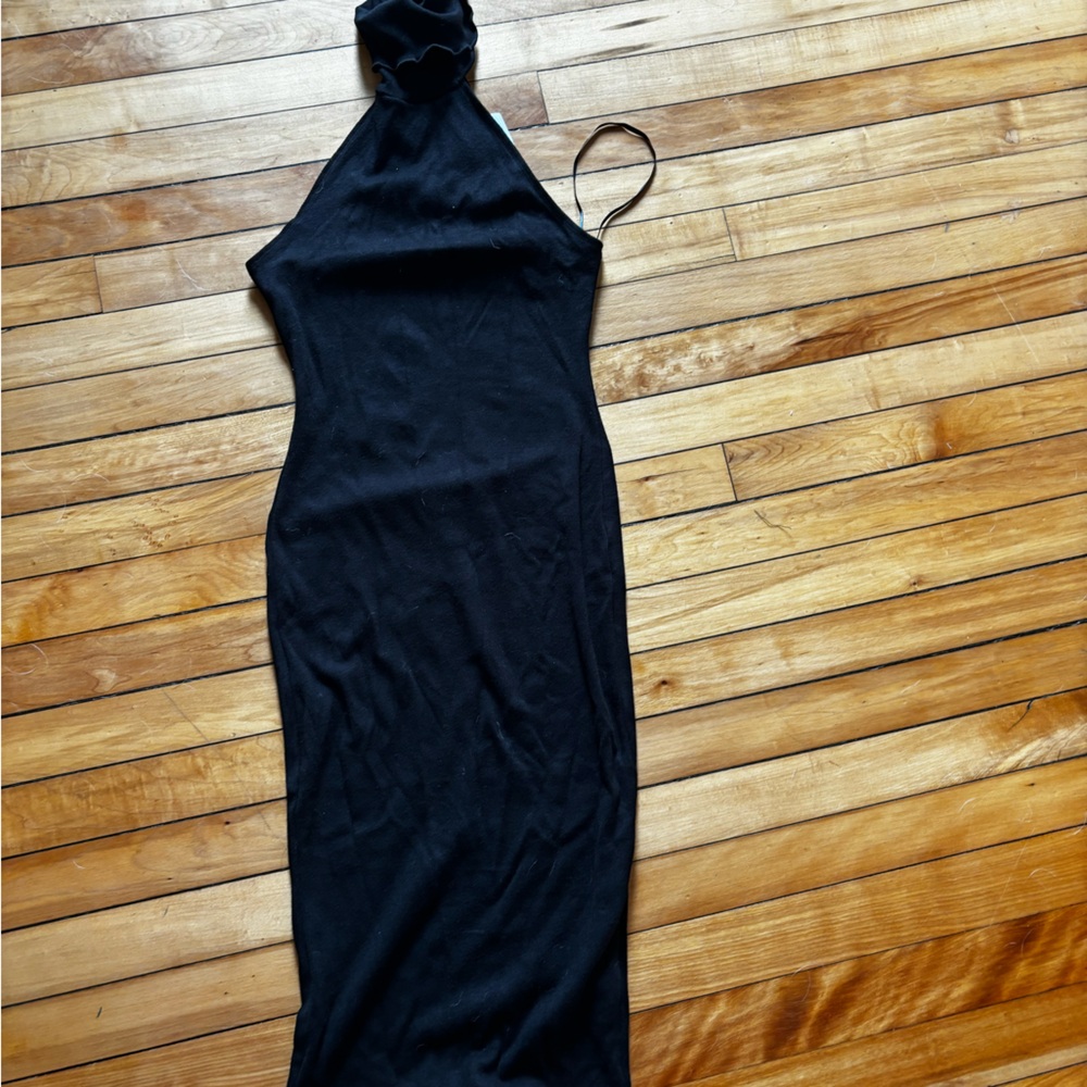 Turtle neck sweater dress